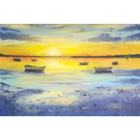 Sunset over Mudeford Quay 4